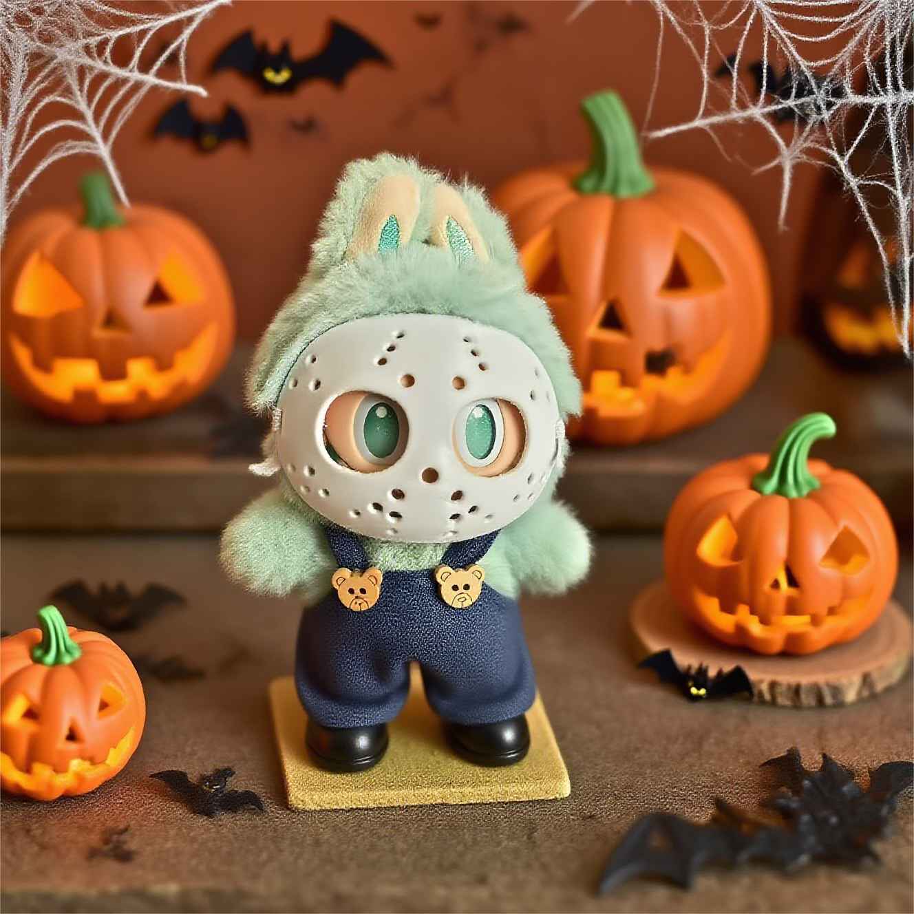 Halloween Pumpkin Ghost and Jason