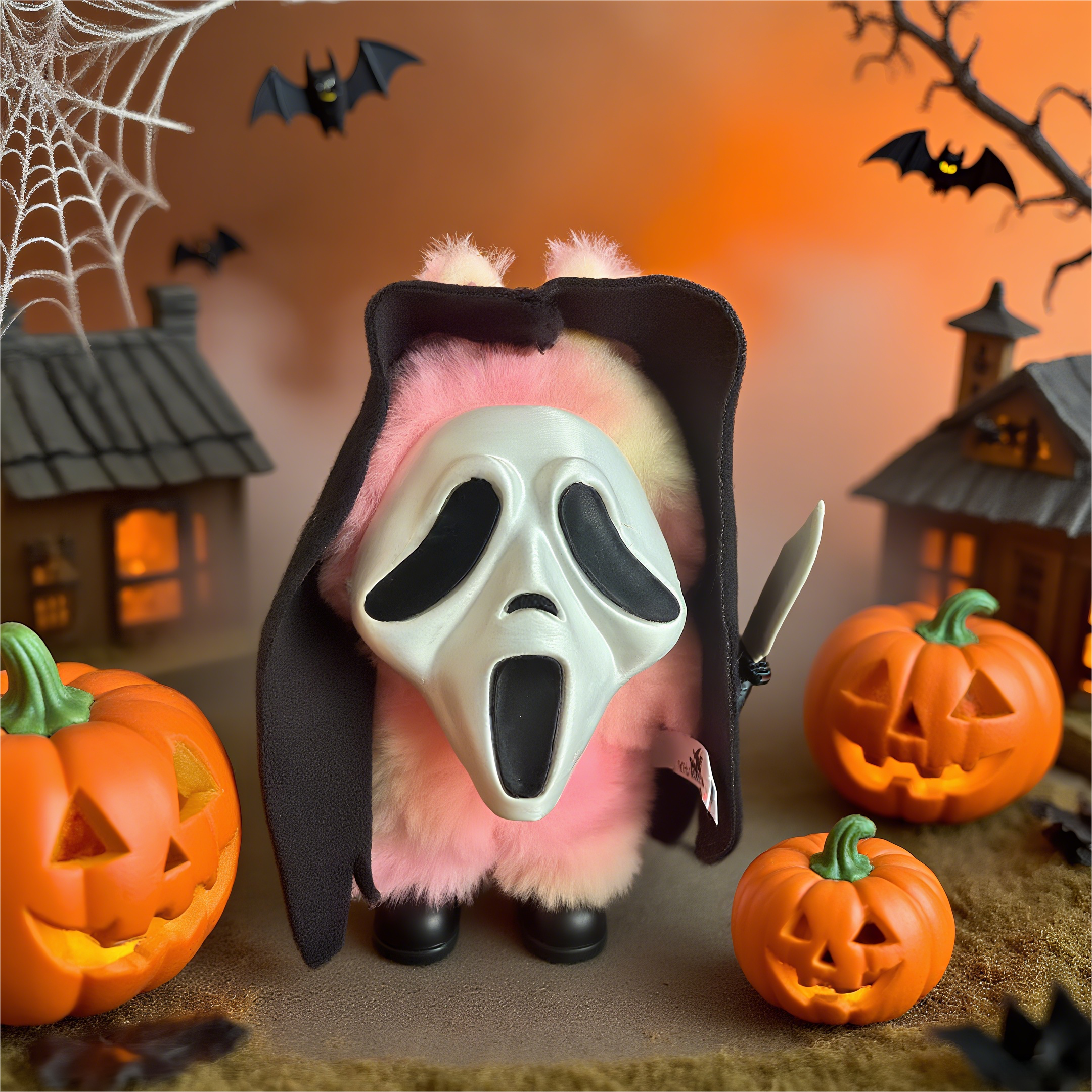 Halloween Pumpkin Ghost and Jason